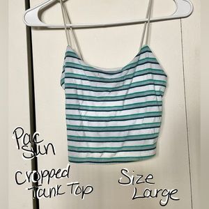 PacSun Cropped Tank Top Size Large